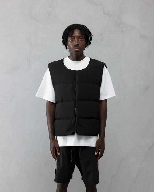 AJ Tech Puffer Vest - Black