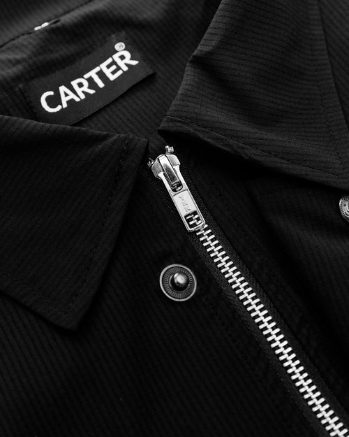 AJ Tech Utility Overshirt - Black