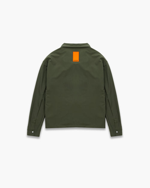 AJ Tech Utility Overshirt - Khaki