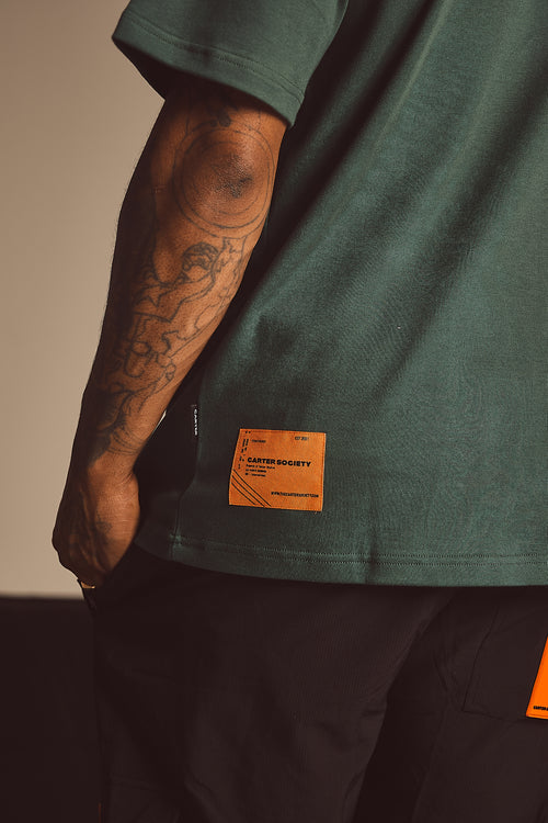 STATEMENT Oversized Tee - Forest Green