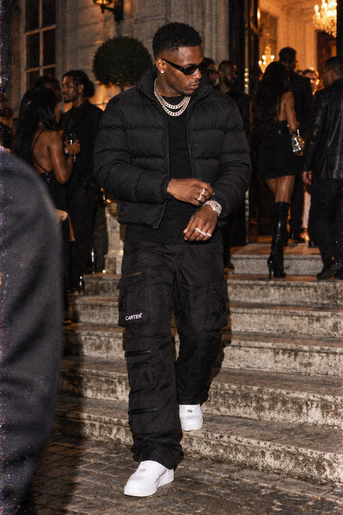OG Cropped Puffer Jacket in Black, OG After Hours campaign