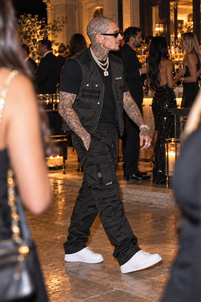 OG Utility Vest in Black, OG After Hours campaign