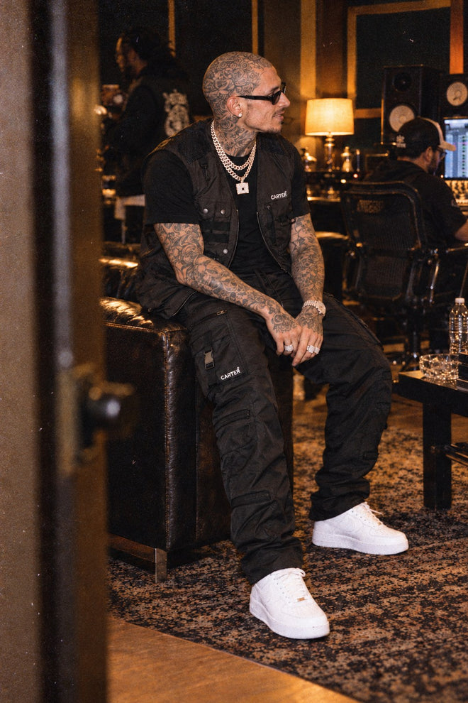 OG Utility Vest in Black, OG After Hours campaign